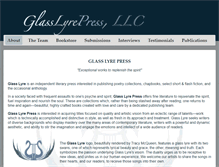 Tablet Screenshot of glasslyrepress.com